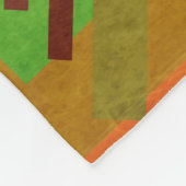 幾何学的ブラハウス フリースブランケット (角)