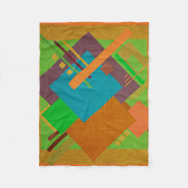 幾何学的ブラハウス フリースブランケット