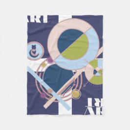 幾何学的ブラハウス フリースブランケット