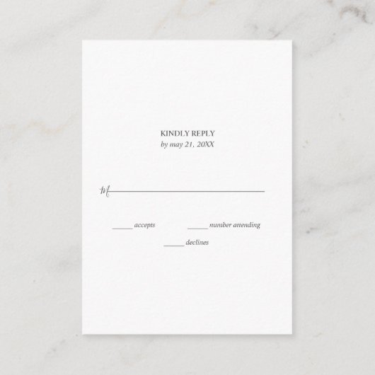 幾何学的ブルゴーニュ花ユーカリ結婚式RSVP エンクロージャーカード