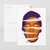 幾何学的ヘッド ポストカード (正面/裏面)