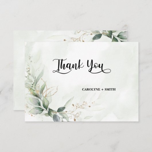 幾何学的ベビーシャワーサンキューカード (正面/裏面)