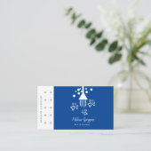 幾何学的ペットトリマードッグウォーカーポーロゴ報酬 名刺 (スタンド正面)