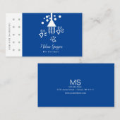 幾何学的ペットトリマードッグウォーカーポーロゴ報酬 名刺 (正面/裏面)