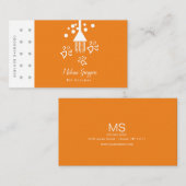 幾何学的ペットトリマードッグウォーカーポーロゴ報酬 名刺 (正面/裏面)