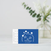 幾何学的ペットトリマーSudsロゴ報酬 名刺 (スタンド正面)