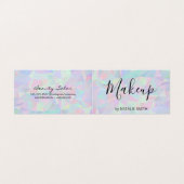 幾何学的ホログラフィック背景 名刺 (外部フラット)