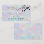 幾何学的ホログラフィック |ロイヤリティカード ロイヤリティカード (正面/裏面)