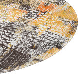 幾何学的ボホ族パタ動揺してーン カッティングボード (角)