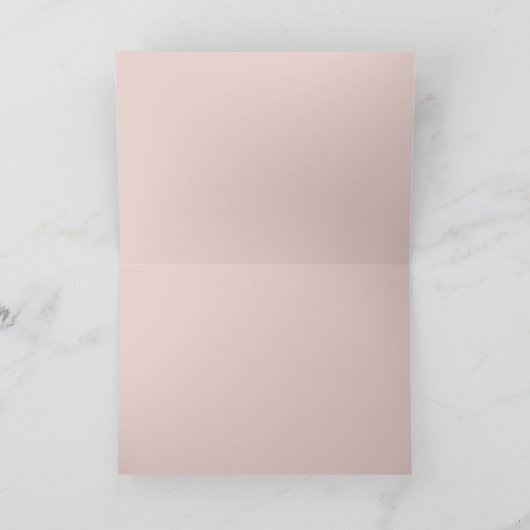 幾何学的マグノリア花嫁カード カード (内部)