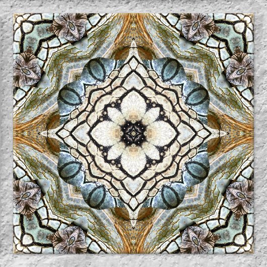 幾何学的モザイクアニマルプリントセラミックタイル タイル