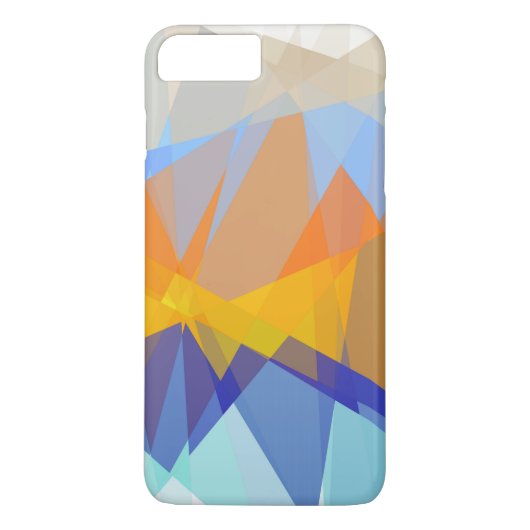 幾何学的モザイク抽象芸術アート Case-Mate iPhoneケース (裏面)