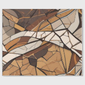 幾何学的モザイク退職ギフトfor農家パパ ラッピングペーパー (フラット)