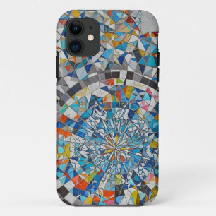 幾何学的モザイク電話ケース iPhone 11 ケース