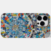 幾何学的モザイク電話ケース Case-Mate iPhoneケース (裏面 (横))