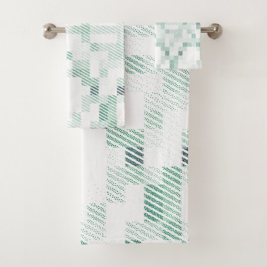 幾何学的モザイク バスタオルセット (インサイチュ)