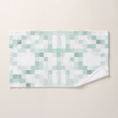 幾何学的モザイク バスタオルセット (ハンドタオル)