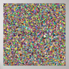 幾何学的モザイク ポスター