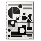 幾何学的モダンアートノート ノートブック (正面)