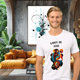 幾何学的モダンアート - 創造的な感性のための抽象 Tシャツ