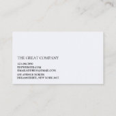 幾何学的モダンシンプル 名刺 (裏面)