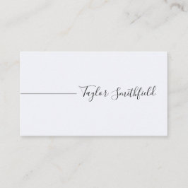 幾何学的モダンシンプル 名刺