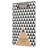 幾何学的モダンスタイルクリップボード クリップボード (左)