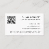 幾何学的モダンスノードロップ名刺 名刺 (裏面)