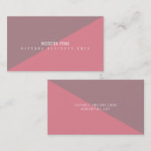 幾何学的モダンピミニマルンク 名刺 (正面/裏面)