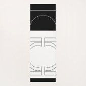 幾何学的モダンミニマエレガントリスト ヨガマット (裏面)