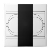 幾何学的モダンミニマルエレガントプロフェッショナル タイル (正面)