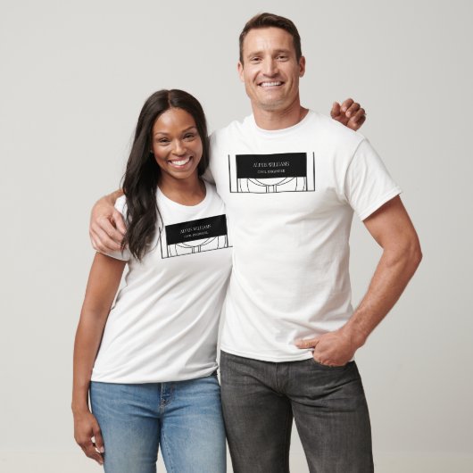 幾何学的モダンミニマルエレガントプロフェッショナル Tシャツ (ユニセックス)