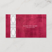 幾何学的モダンミニマルエレガントプロフェッショナルB 名刺 (正面)