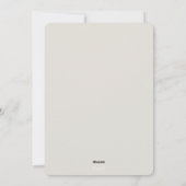 幾何学的モダンメリークリスマスダークグリーン写真 シーズンカード (裏面)