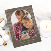 幾何学的モダンメリークリスマスフォトクリスマス