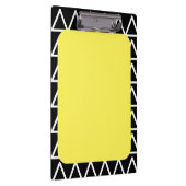 幾何学的モダンモノグラム クリップボード (右)