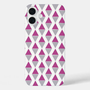 幾何学的モダン三角形パターンiPhoneケース iPhone 16 Plusケース