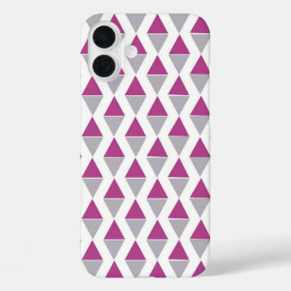 幾何学的モダン三角形パターンiPhoneケース iPhone 16 Plusケース