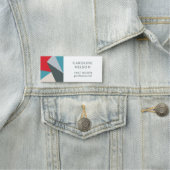 幾何学的モダン抽象芸術プロフェッショナル実在エテート 名札 (インサイチュ)