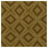 幾何学的モダン模様オリーブグリーン天然麻 ファブリック (クローズアップ)