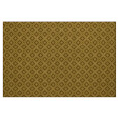 幾何学的モダン模様オリーブグリーン天然麻 ファブリック (ファットクォーター)