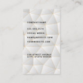 幾何学的モダン背景 名刺 (裏面)