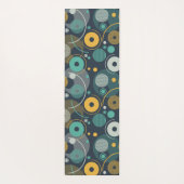 幾何学的モノクロ ヨガマット (裏面)