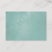幾何学的ユーカリ赤ちゃんシャワーブックリクエスト エンクロージャーカード (裏面)