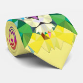 幾何学的ライオンの頭 ネクタイ (ロール)