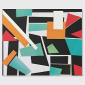 幾何学的ラッピング紙 ラッピングペーパー (フラット)