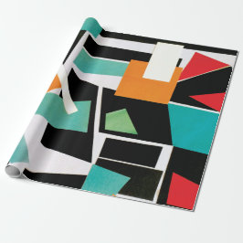 幾何学的ラッピング紙 ラッピングペーパー