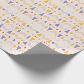 幾何学的ラッピング紙 ラッピングペーパー (角)