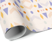 幾何学的ラッピング紙 ラッピングペーパー (ロールコーナー)