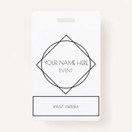 幾何学的ラニヤー バッジ